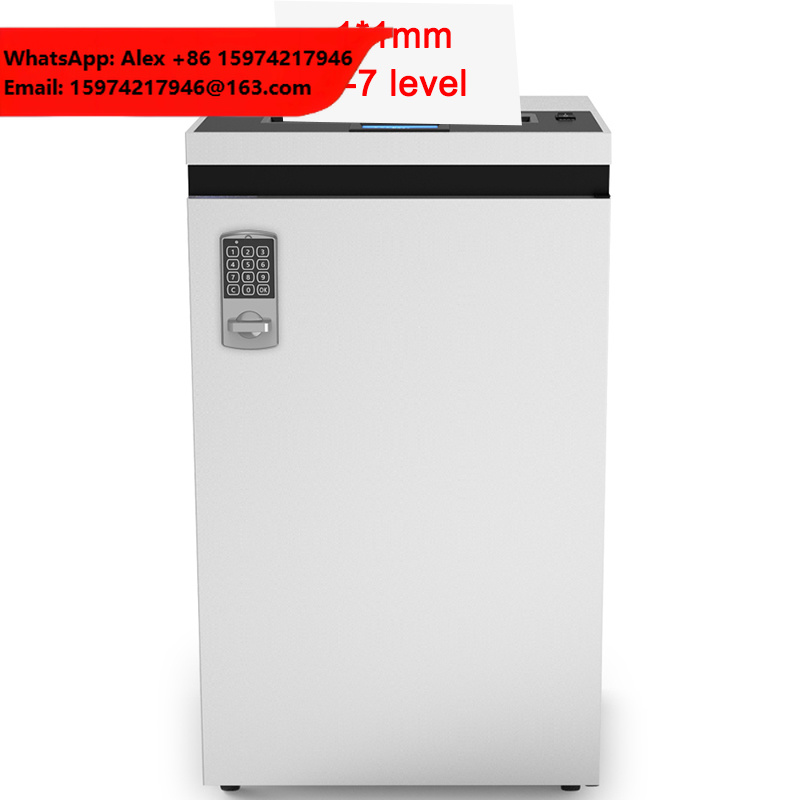Paper Shredder Micro - Hochsicherer P-7 Level 13 Aktenvernichter, Super