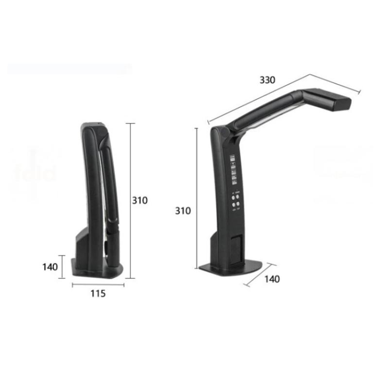 Document Scanner Portable - Tragbare Faltbare Dokumentenkamera Visueller Präsentator mit