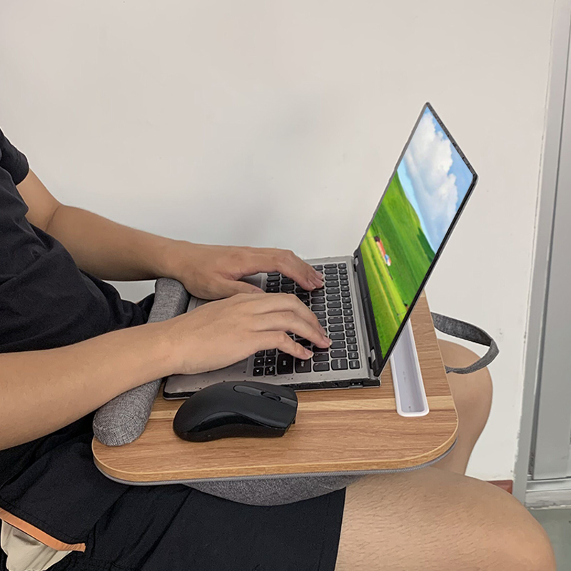 Home Office Ikea - MUMUCC Lazy Laptop-Tisch mit Kissen und