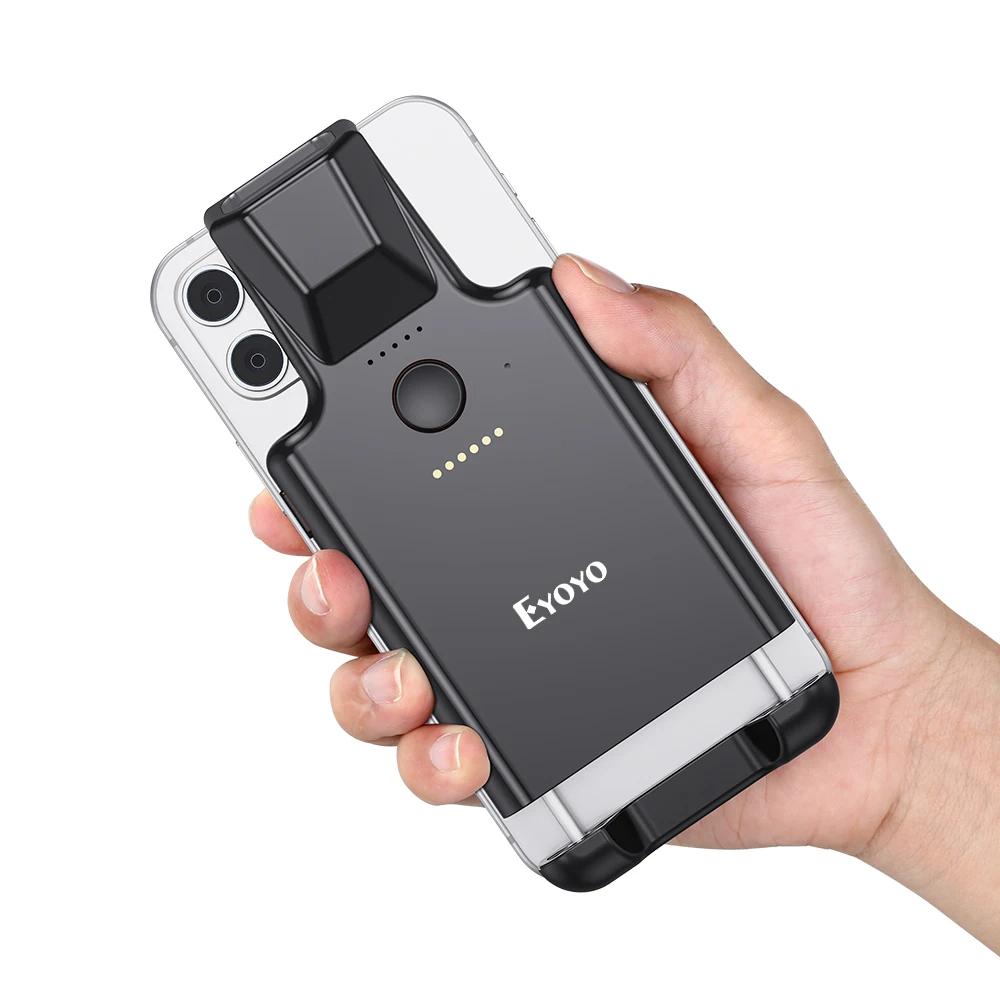 Document Scanner Portable - Eyoyo EY-017 2d zurück clip bluetooth