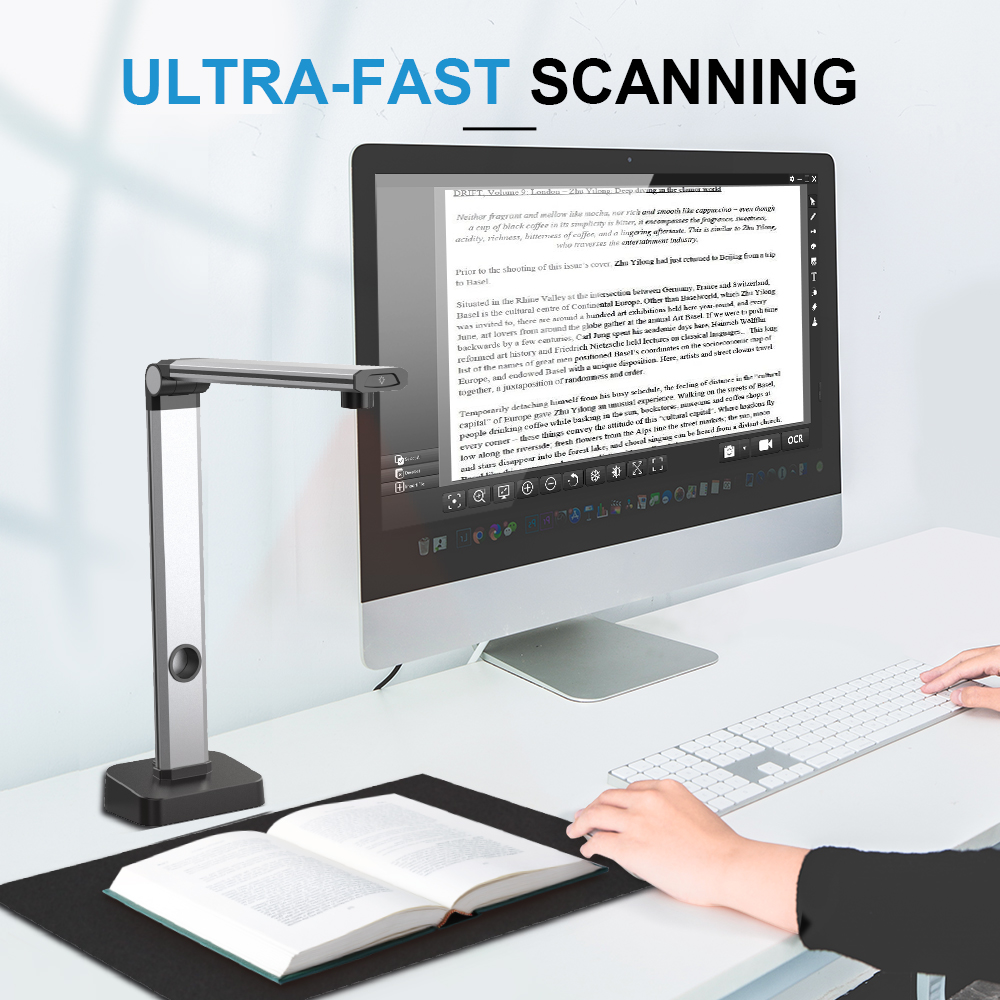 Document Scanner Portable - JOYUSING L14 14 MP HD-Buch- und