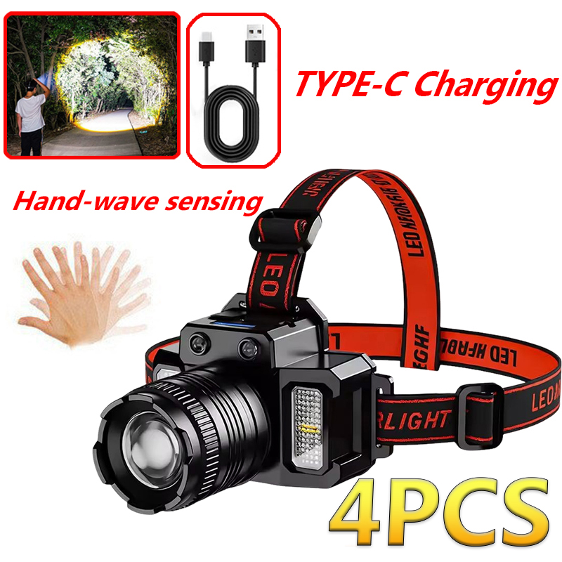Zoom Lighting Kit - Intelligenter Induktions-LED-Scheinwerfer mit Weißlicht, Zoom, USB-Aufladung,