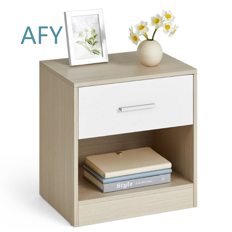 Home Office Ikea - Einfacher Nachttisch mit Schubladen für Schlafzimmer,