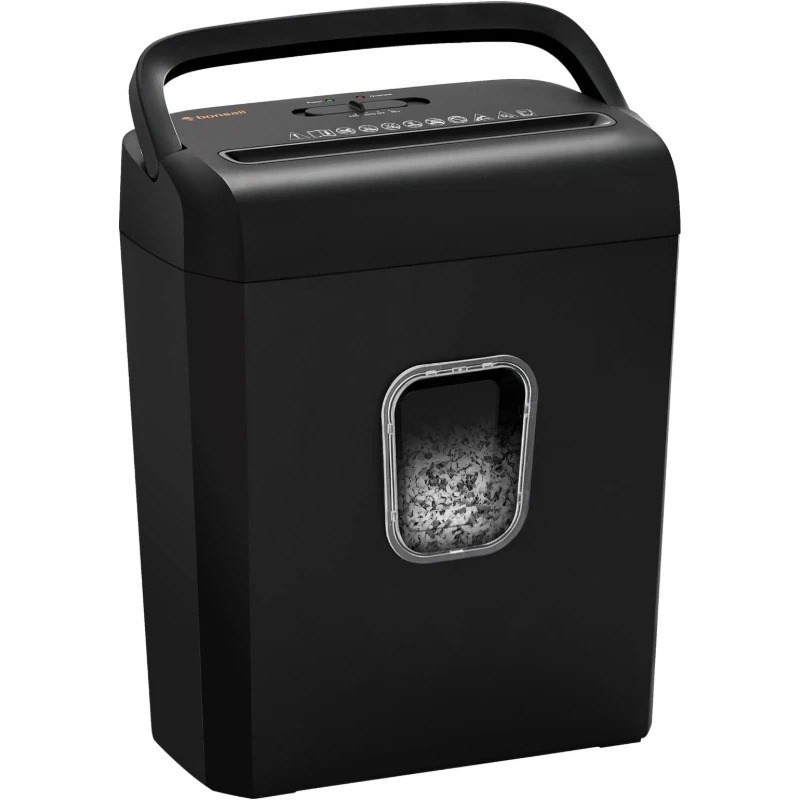 Paper Shredder Micro - Bonsaii 6-Blatt Micro-Cut Aktenvernichter, P-4 Hochsicherheit