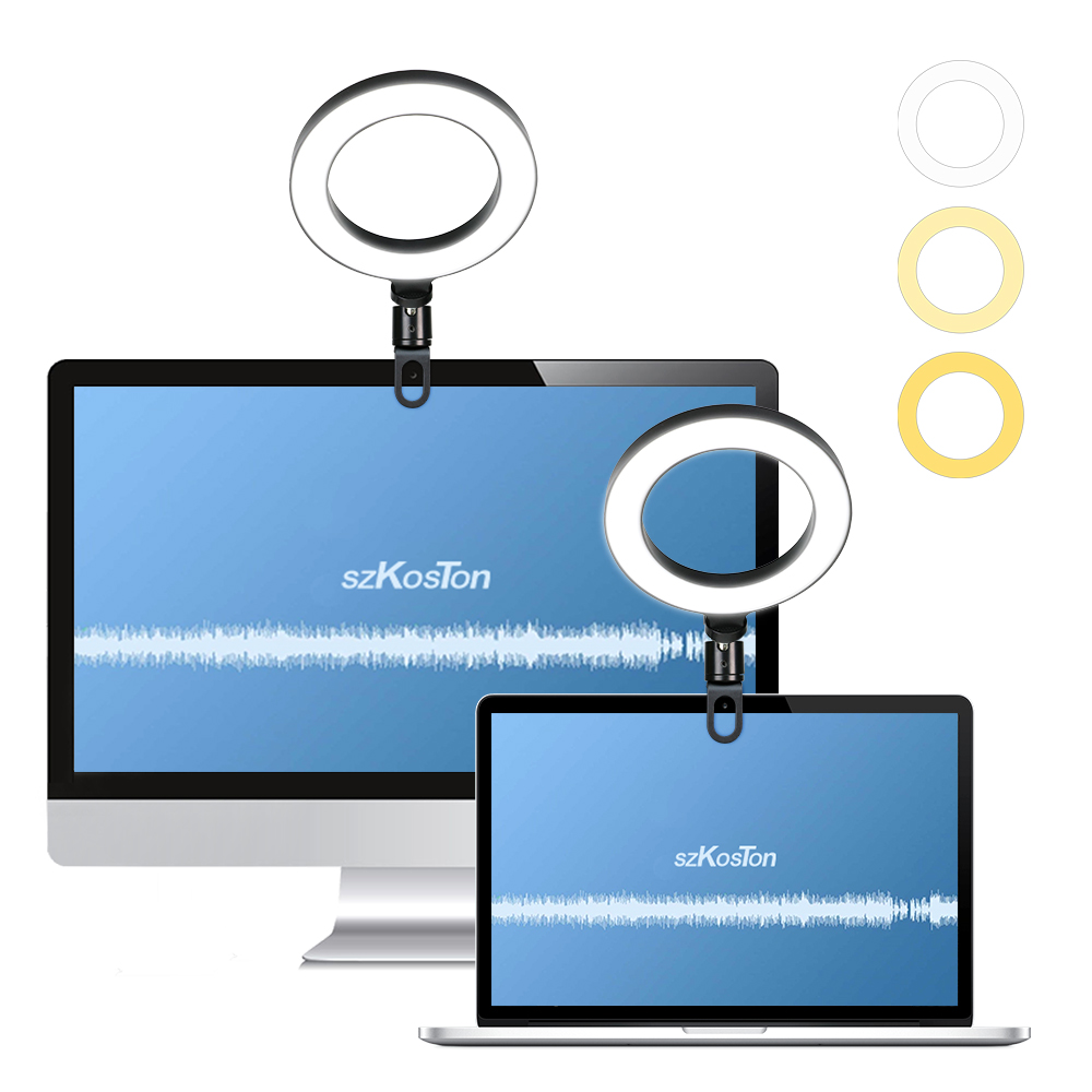 Zoom Lighting Kit - LED Ring Licht Mit Clip Auf