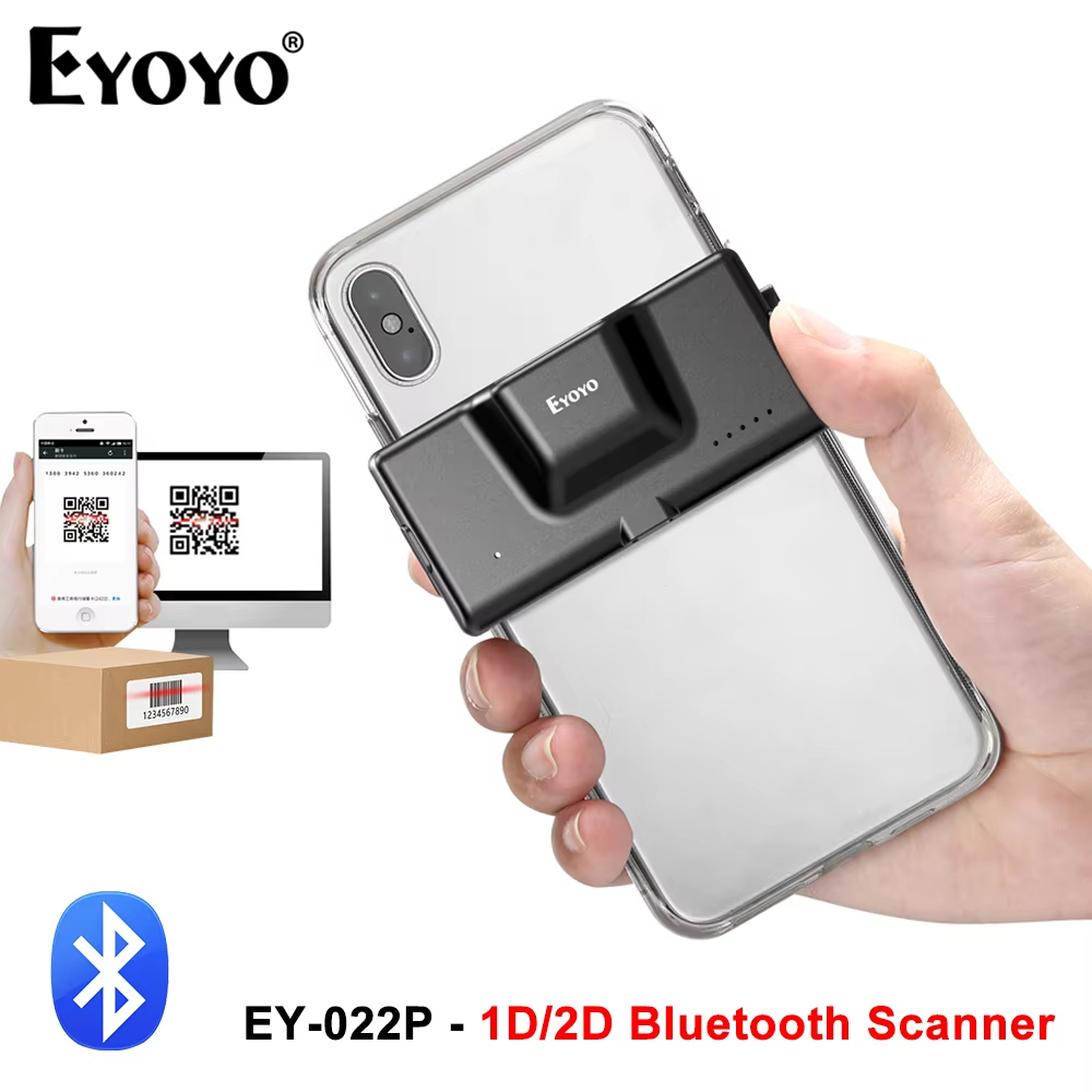 Document Scanner Portable - Eyoyo EY-022P einstellbare Rückseite Clip-on 2d