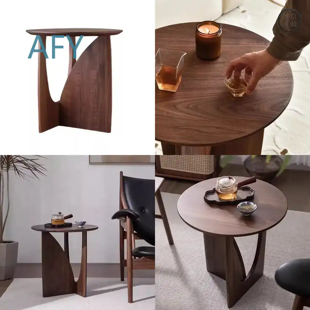 Home Office Ikea - Massivholz-Kantentisch, Beweglicher Beistelltisch für Wohnzimmer, Büro,