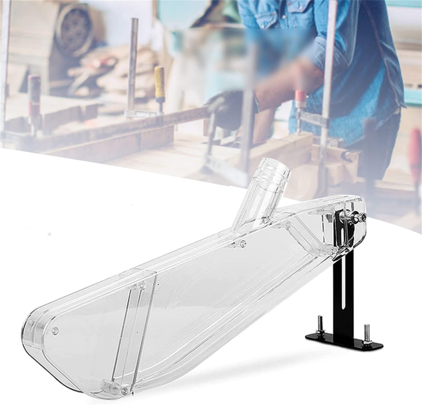 Standing Desk Electric - Schutzabdeckung für Tischkreissägen, Transparenter Staubschutz für