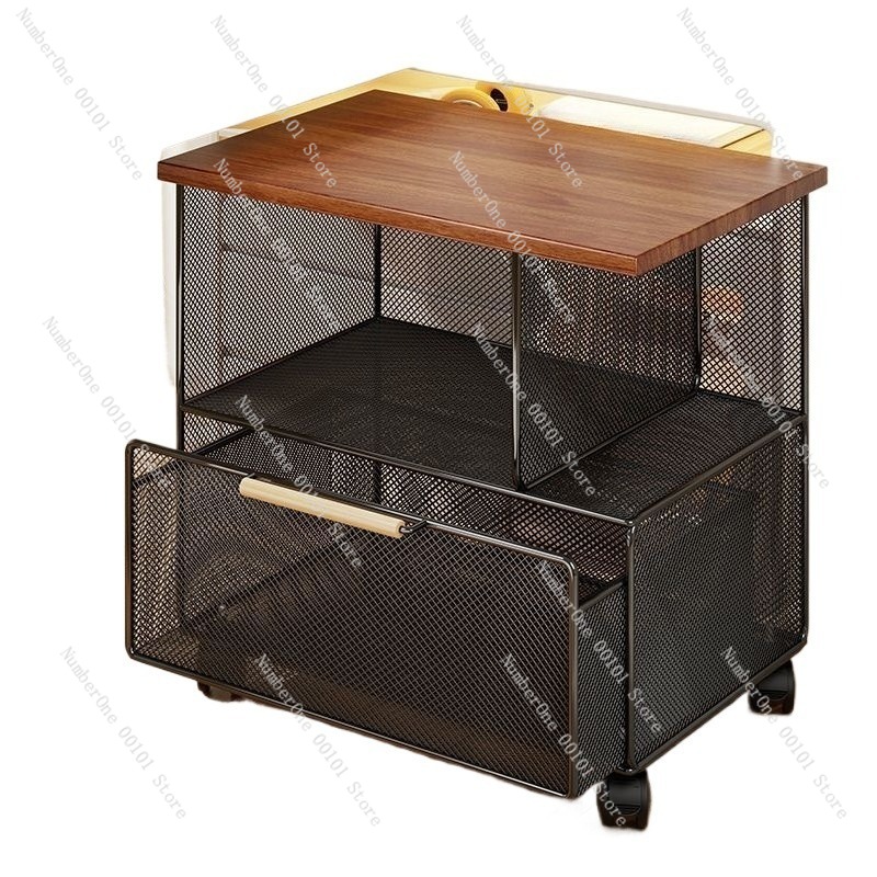 Rolling File Cart - Büro-Aktenschrank Mobiler Schubladenwagen Unter-Schreibtisch-Aufbewahrungsregal Rollender Aktenorganizer