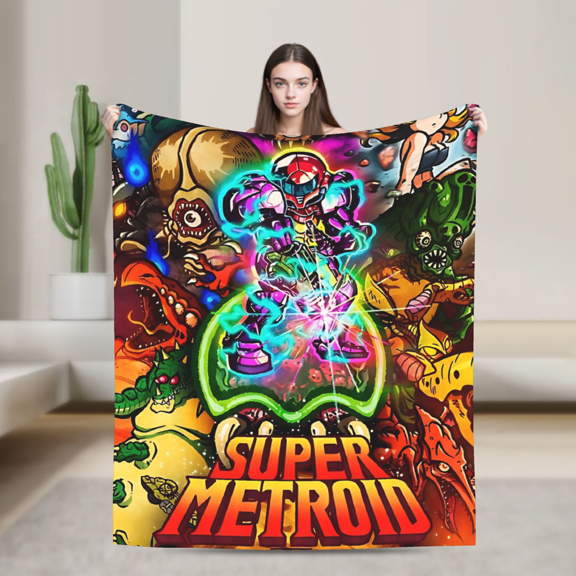 Metroids Hero Game Flanelldeck – Home Office Trend Bewertung und Preis