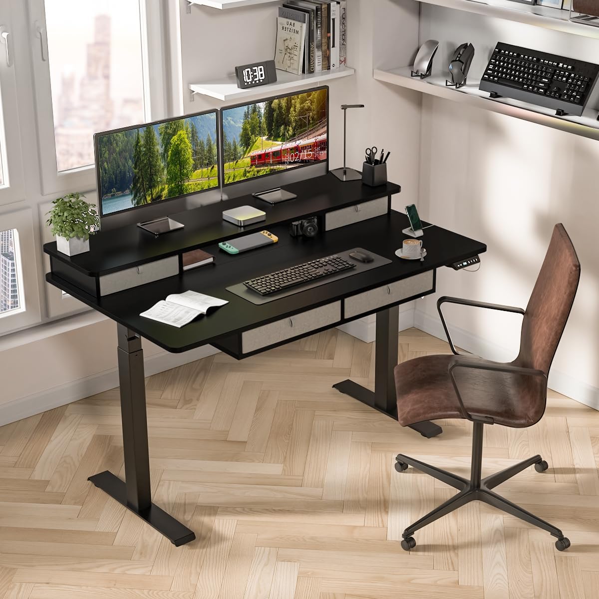 Elektrischer Stehschreibtisch  – Standing Desk Electric Bewertung und Preis
