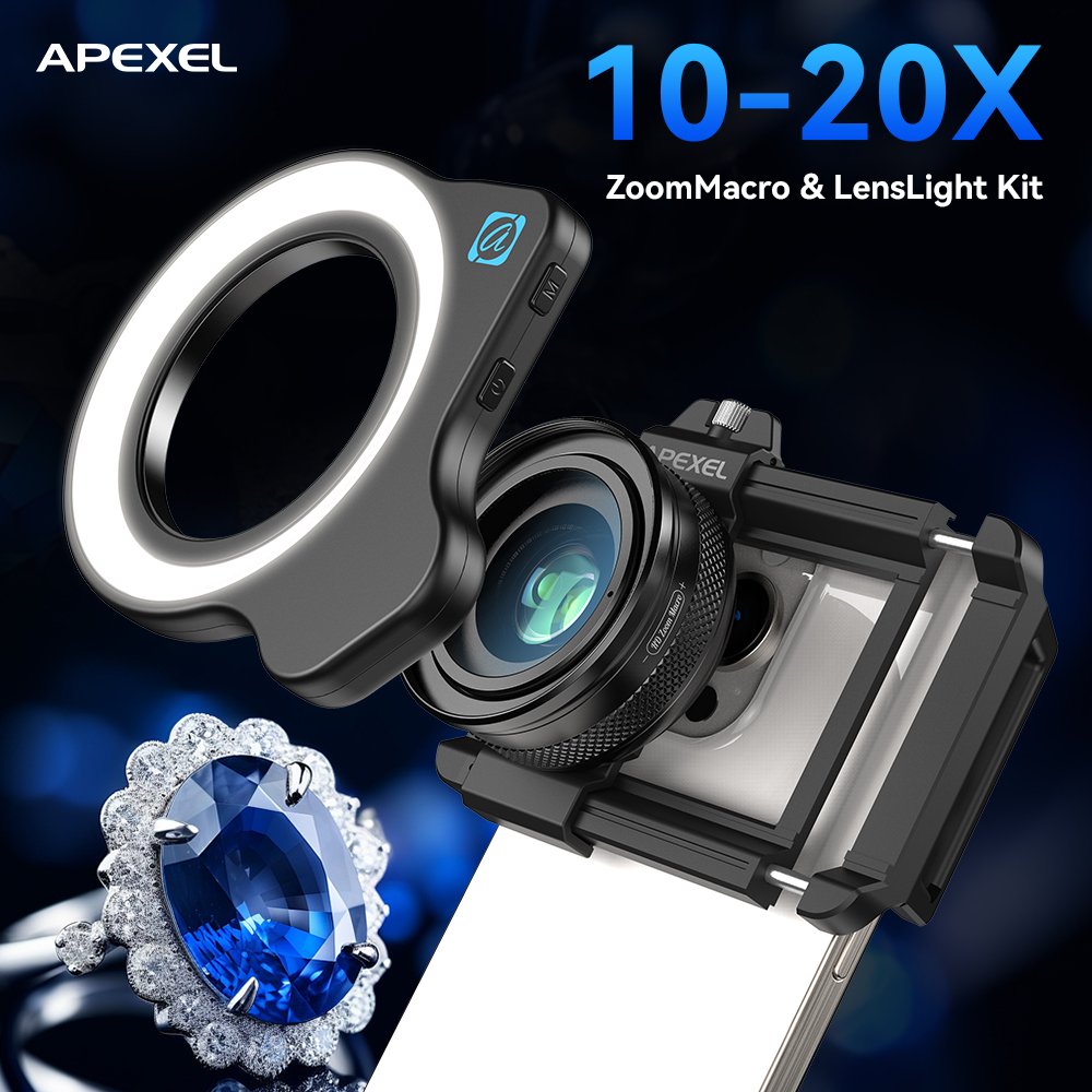 APEXEL 10-20X Verstellbares Zo – Zoom Lighting Kit Bewertung und Preis