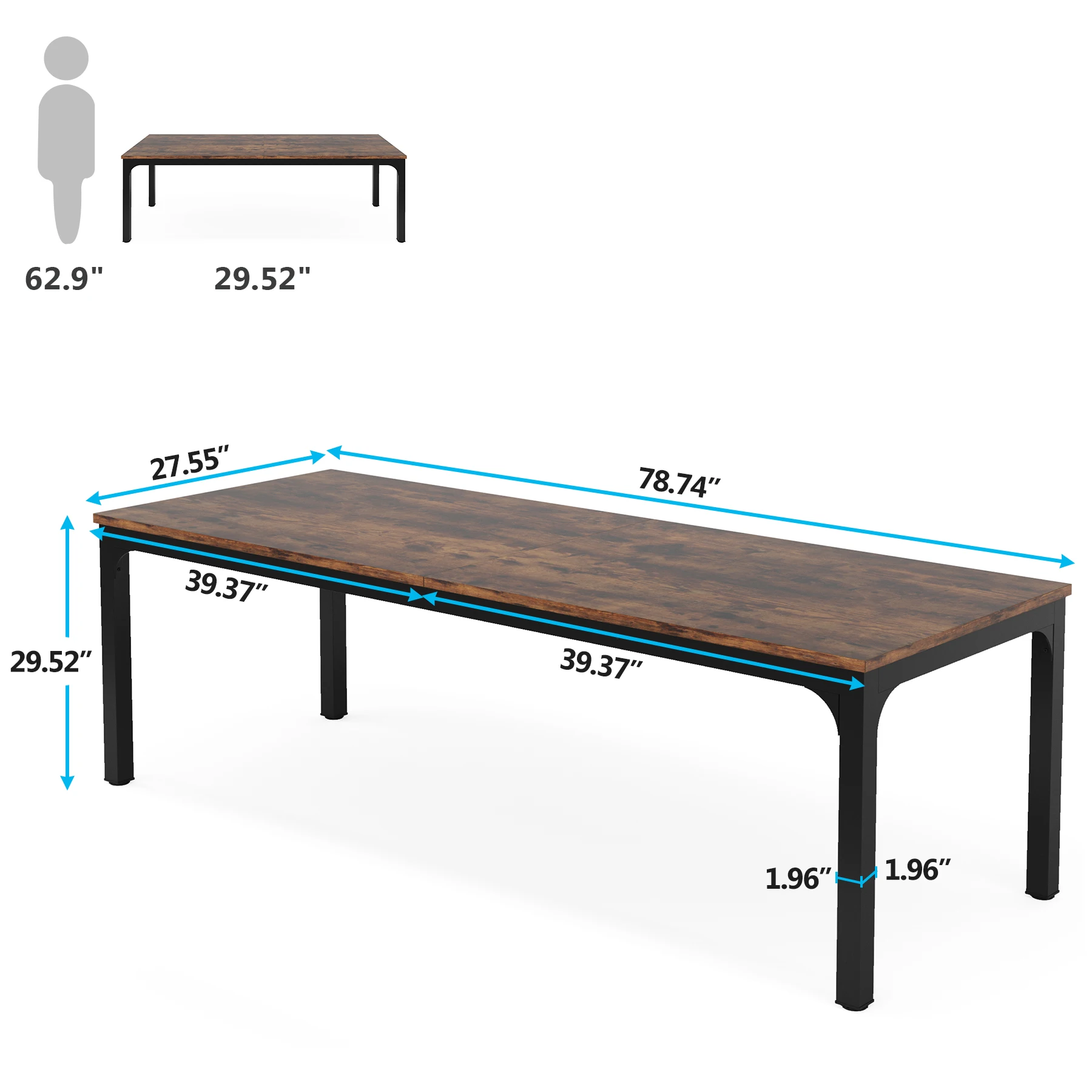 Tribesigns 78,7 Zoll extra lan – Home Office Ikea Bewertung und Preis